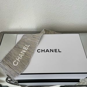 White Chanel gift box